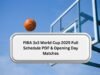 FIBA 3×3 World Cup 2025 Full Schedule PDF & Opening Day Matches