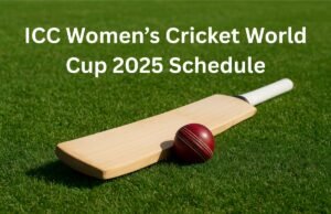 ICC Women’s Cricket World Cup 2025 Schedule Indian Standard Times (IST)
