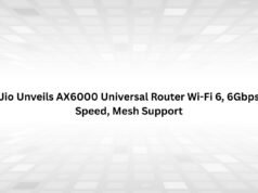Jio Unveils AX6000 Universal Router Wi-Fi 6, 6Gbps Speed, Mesh Support