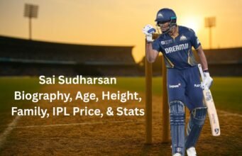 Sai Sudharsan Biography, Age, Height, Net Worth, Family, IPL Price & Stats (2025)